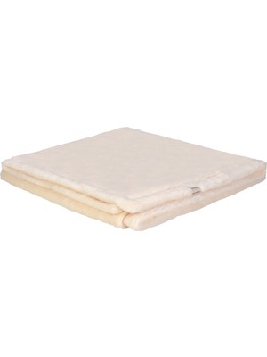 Velora Pet Comfort Lodix Mira Ekru Köpek Battaniyesi M 70X100CM