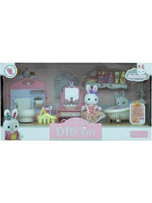 Velora By Dreamy Mini Tavşan Büyük Banyo Oyun Seti-Mga