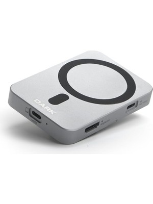 Velora Dark Dsem7 10GBPS USB 3.1 Gen2 Type-C, 4K@60Hz Hdmı, 100W Pd, Max. 8tb M.2 Nvme 2280 Uyumlu, Magsafe Destekli Telefonlar Ile Tam Uyumlu, Alüminyum Disk Kutusu (Dk-Ac-Dsem7)