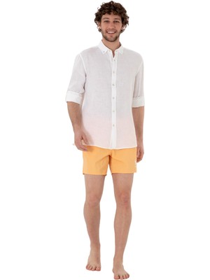 Velora U.s. Polo Assn. Erkek Kavun Deniz Şortu 50300032-VR202, Turuncu
