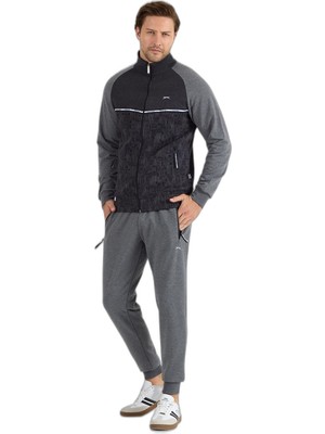 Velora Slazenger Fervor Erkek Antrasit Eşofman Takımı