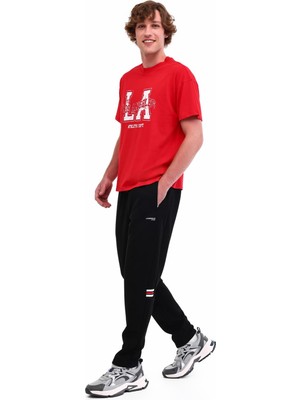 Velora ml Ortız 22ITL704 5pr Siyah Erkek Eşofman Altı