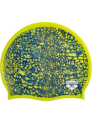 Velora Arena Flat Silicone Snakeskin Cap Bone, Tek Ebat, 012112590, Yeşil, Unisex Yetişkin