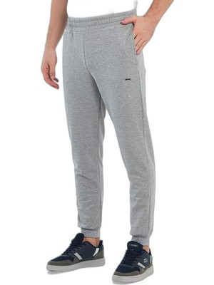 Velora Slazenger Reze In Erkek Cepli Dar Paça Gri Eşofman Altı