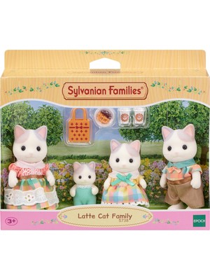 Velora Sylvanian Families La Famille Chat Latté, 5738, Siyah