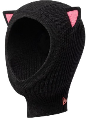 Velora New Era Cat Ears Balaclava Çocuk Siyah Şapka