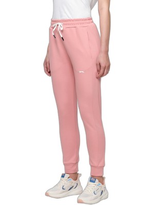 Velora Slazenger Veva In Kadın Cepli Pembe Eşofman Altı
