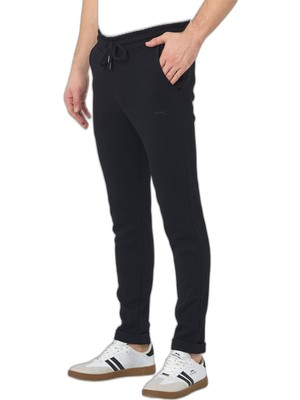 Velora Slazenger Blazeway Erkek Cepli Dar Paça Siyah Eşofman Altı