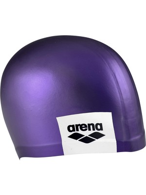 Velora Arena Logo Moulded Silicone Cap Yüzücü Bonesi-Mor-Std