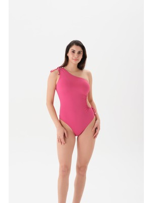 Velora Eros Kadın 4376MY Tek Omuz Mayo Vişne 42
