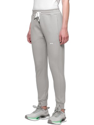 Velora Slazenger Veva In Kadın Cepli Gri Eşofman Altı