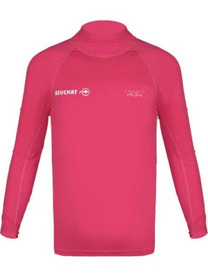 Velora Beuchat Unisex Youth Rashguard Atoll, Pembe, 8 10