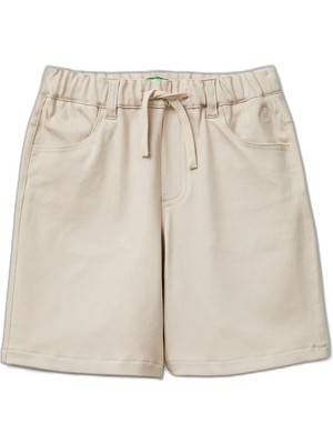 Velora United Colors Of Benetton Unisex Çocuk Şort 46D6C904E, Bej 152, 146