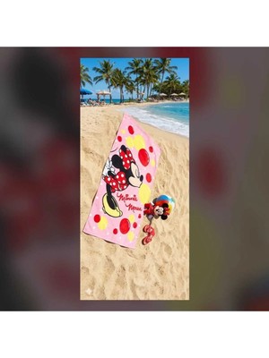 Zorlu Tekstil Minnie Mouse Ballonet Plaj Havlusu