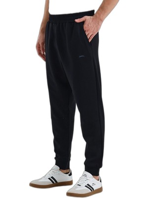 Velora Slazenger Valerıe Erkek Cepli Siyah Eşofman Altı