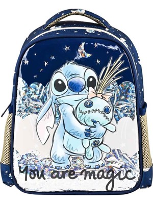 Velora Disney Stitch Brick Magic Anaokul Çantası