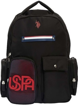 Velora U.s. Polo Assn. Uspa PLCAN23191 Okul Sırt Çantası, Lise, Üniversite Siyah