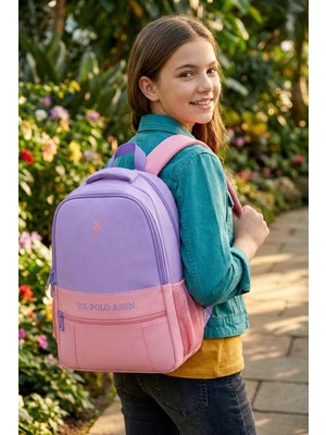 Velora U.s Polo Assn. 26211 Ilköğretim Lise Üniversite Okul Çantası Sırt Çantası Pembe