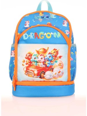 Velora Kaukko Kids Anaokul Çantası Dragon V6032