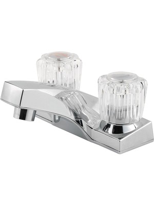 Velora Pfister LG1436002 Pfirst Serisi 2 Saplı 10 cm Centerset Banyo Musluğu Cilalı Krom, Su Verimli Model
