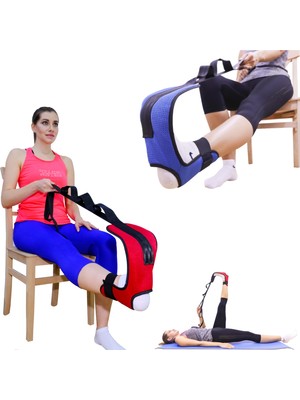 Velora Aslifemed Yoga Germe Kayışı Uzatma Fitness Askı Bacak Çekme Kadın, Erkek Ayak Egzersiz Ayarlanabilir Aslinm6