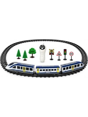Velora Vardem Uzaktan Kumandalı 39 Parça Işıklı Tren Seti, 308 cm Raylı Pilli Oyuncak Tren LE-2803Y-1