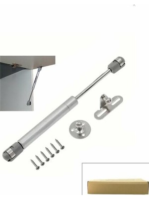 Velora Aee® 100N Gazlı Dolap Kapak Amortisörü Piston | Yavaş Kapanır Kapak Kaldırma Destek Mekanizması | Mobilya Kapak Destek Pistonu