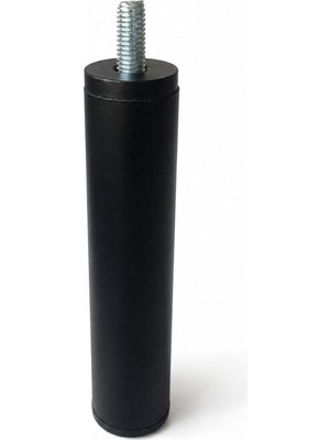 Velora Metal Ayak Siyah 12 cm 1 Adet Mobilya Baza Sehpa Dolap Masa Ayağı Modern Tasarım