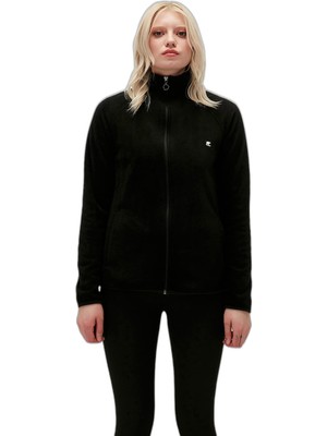 Velora Bad Bear Kadın 210421002 Wilma Full-Zip Polar, Siyah, S