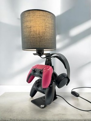 Velora Dualsense Kulaklık Standı ve Masaüstü Ayarlanabilir Rgb Kumandalı Masa Lambası Ps5 Xbox Ps4 Aksesuar