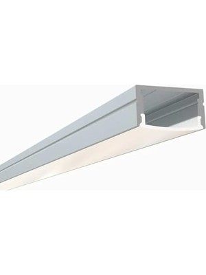 Velora LED Profil Kanal Sıva Üstü 18X11MM Alüminyum 1mt. Aydınlatma Dekoratif Şerit Kanalı Armatür Linear Işık Kare Kasa          [enerji Sınıfı A]