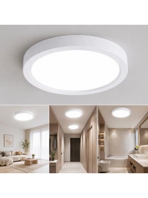 Velora Modern LED Tavan Aydınlatma 18W, 6500K Beyaz Işık,          [enerji Sınıfı A]