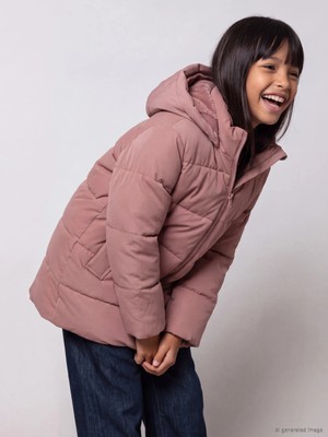 LC Waikiki Lcw Kids Kapüşonlu Kız Çocuk Şişme Mont