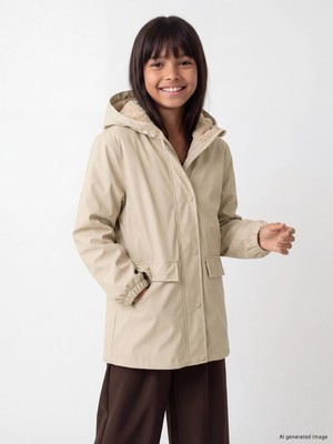 LC Waikiki Lcw Kids Kapüşonlu Kız Çocuk Mont
