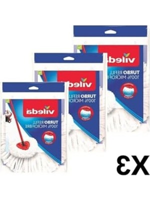 Esplendor Mikrofiber Yedek Paspas Seti, 3 Adet ile Temizlikte Yüksek Performans