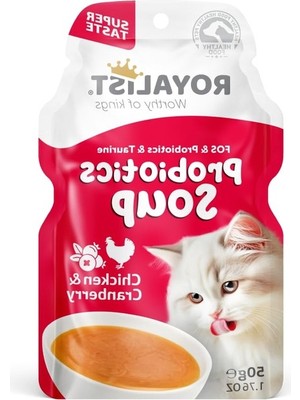 Esplendor Tavuk ve Kızılcık Kedi Çorbası, 50 gr x 4 Adet, Lezzetli