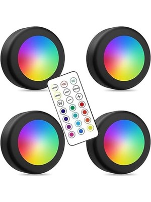 Esplendor Küçük Rgb Gece Lambası, 12 Renk Kumandalı LED Aydınlatma