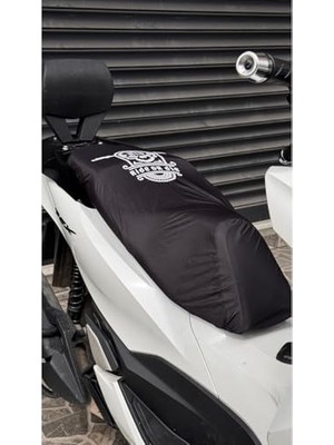 Velora Honda Pcx Sele ile Uyumlu Kılıfı Sele Örtüsü Paraşüt Kumaşı Baskılı Su Geçirmez.
