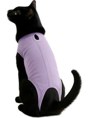 Esplendor Lila Renk Medikal Tulum, Kedi ve Köpek Kıyafeti, Bej Renk Seçeneği
