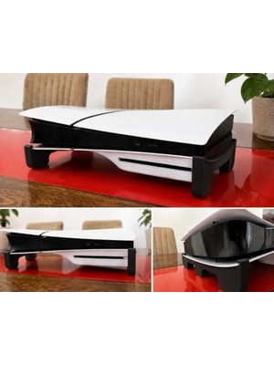 Esplendor Ps5 Slim Disc Edition ile Uyumlu Yatay Stand - Konsol Destek Ayağı