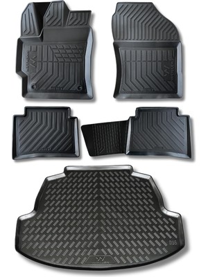 Velora Toyota Corolla Paspas Bagaj Havuzu Set 2019 2026 Arası Uyumlu 3D Ultraflex Set