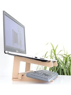 Esplendor Ahşap Laptop Standı, 13-14 Inç Boyutlarındaki Laptoplar Için