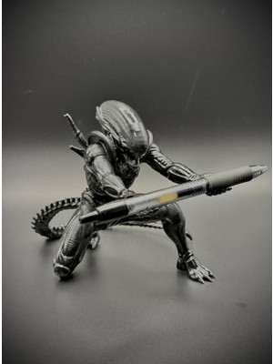 Esplendor Özel Tasarım Masa Dekoru, H.r. Giger Esintili Xenomorph Kalem Tutucu