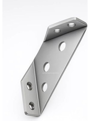 Esplendor Yönsüz Köşe Bağlantı Aparatı - 62X23X18 Mm, Galvaniz Kaplama