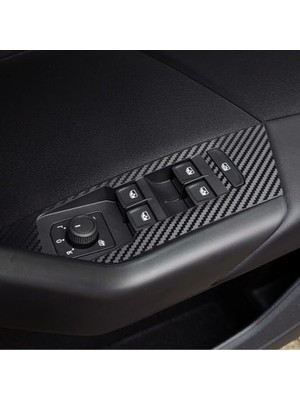 Esplendor Mat Karbon Siyah Iç Trim Folyo Kaplama Seti, Volkswagen Taigo Uyumlu