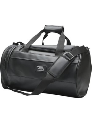 Esplendor Siyah Silindir Spor Çanta, Elite Duffel Bag Tasarımı ile