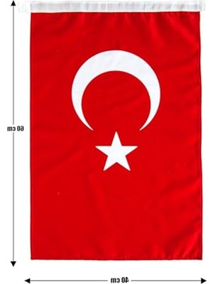 Esplendor Lona Sanat Türk Bayrağı 40X60 Alpaka Kumaş
