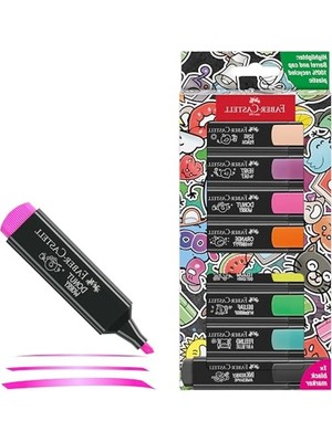 Esplendor Graffiti Textliner 46, 8'li Set - Faber-Castell