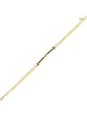 Yiğitbaşı Gold Assos Pırlanta Tasarım Altın Erkek Bileklik - 14K - 7.76GR