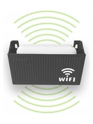 Esplendor Tineke Gri Wifi Kutusu Duvar Asılabilir Sigorta ve Modem Saklama Kutusu 25X15X6 cm